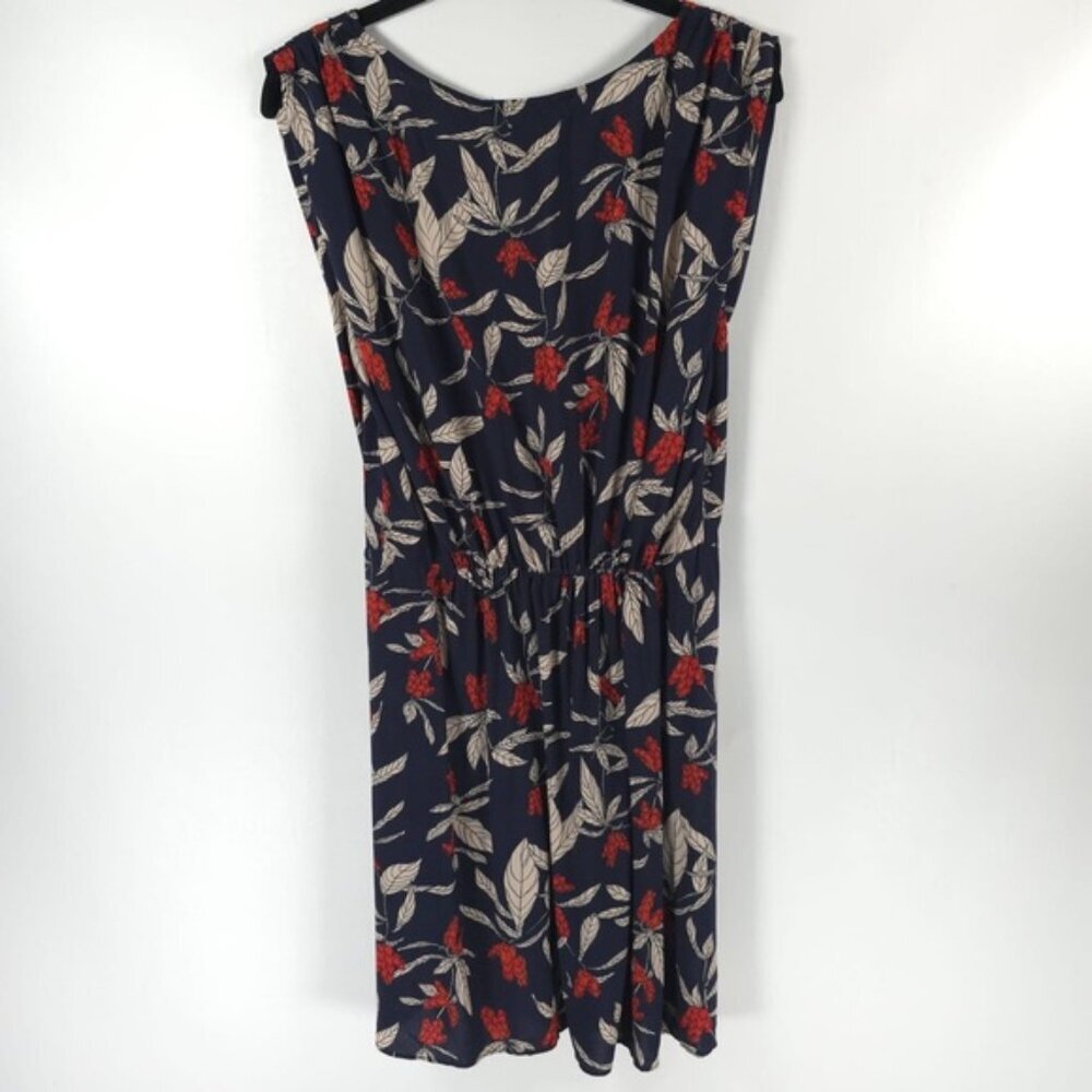 NWT VIX PAULA HERMANNY JASMINE GISELE V Neck Sleeveless Wrap Floral Dress S/P